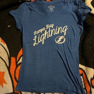 Tampa Bay Lightning Women's Blue V Neck
